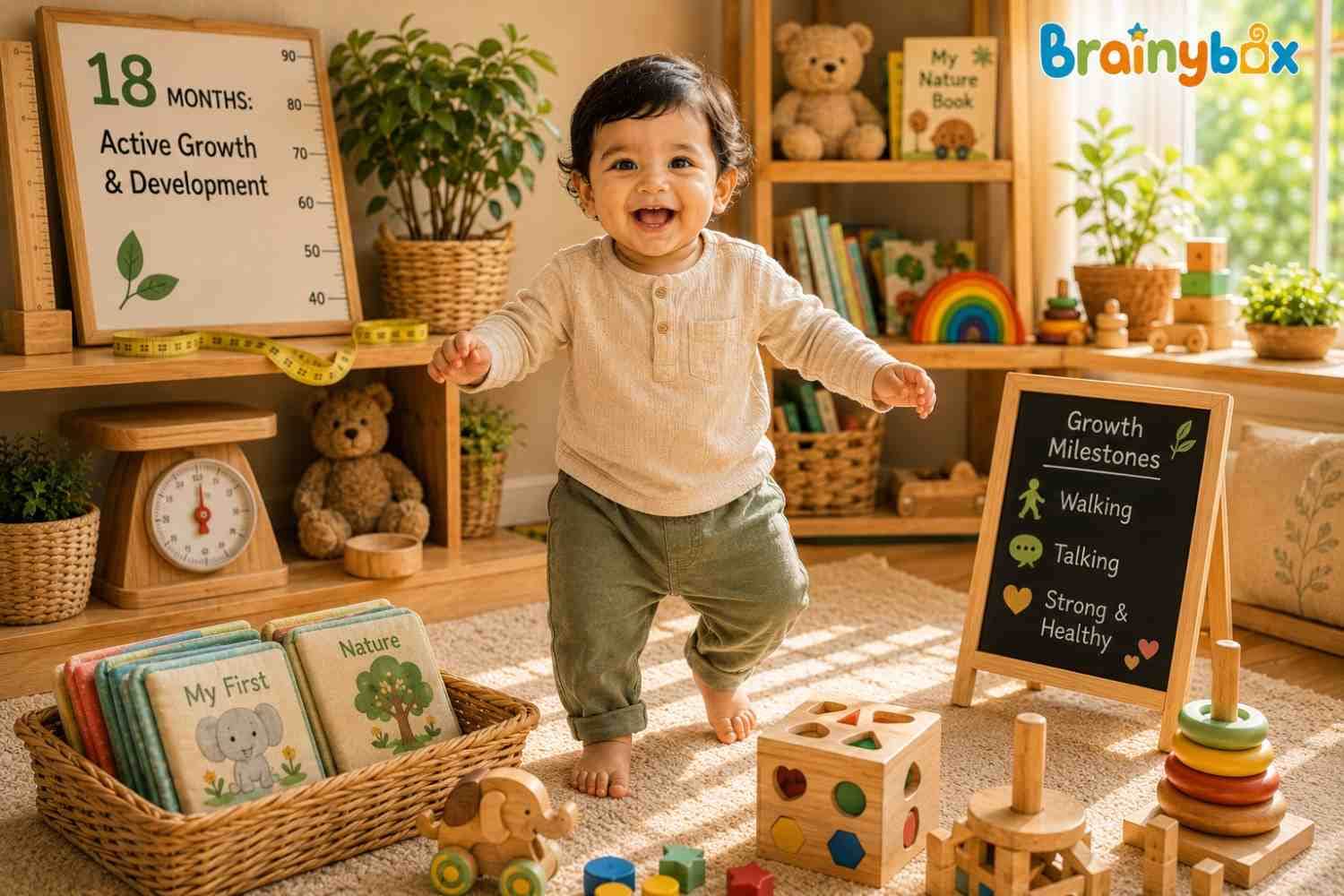 ১৮ মাসের বাচ্চার ওজন: আদর্শ ওজনের পরিমাপ, স্বাস্থ্য বৃদ্ধির উপায় ও টডলার যত্নের সম্পূর্ণ গাইড